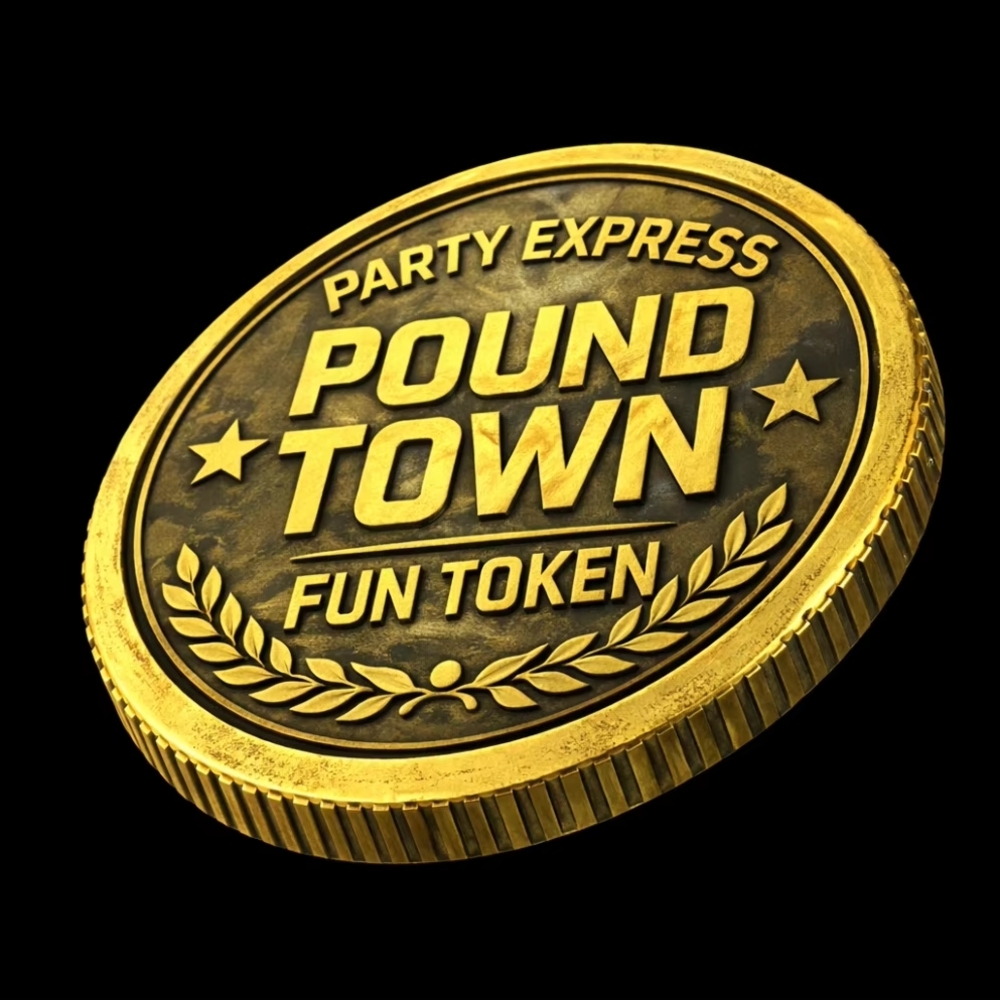 Express Pound Town Fun Token - Gold